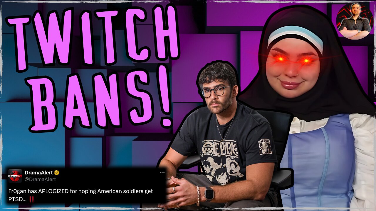 Twitch BANS Hasan Mod Frogan DAYS After Wishing DEATH on US Soldiers!