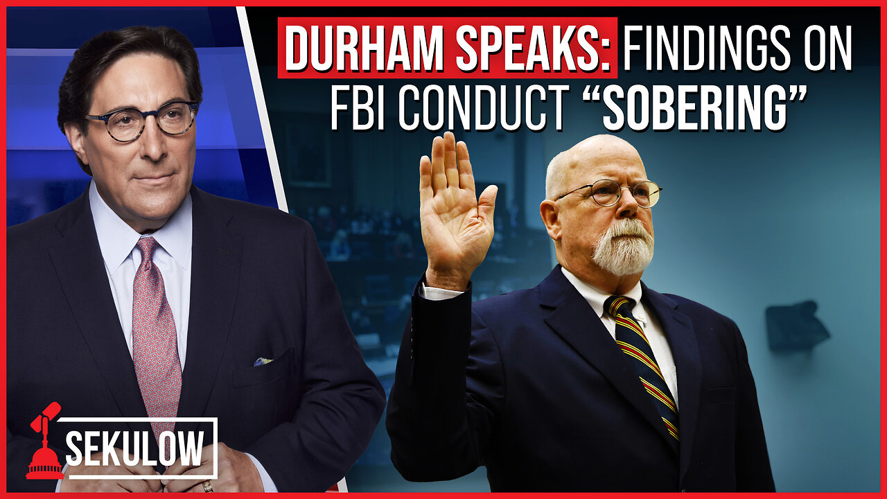 DURHAM SPEAKS: Findings on FBI Conduct “Sobering”