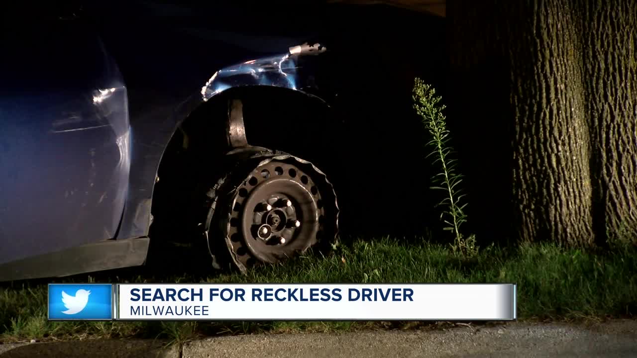 Milwaukee Police search for reckless driving suspect