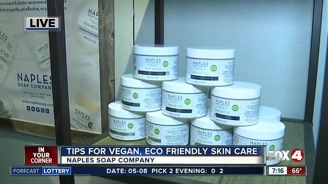 Tips for vegan skin care from Naples Soap Company - 7 a.m. live report