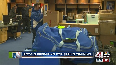 The Royals pack up and head south for spring training