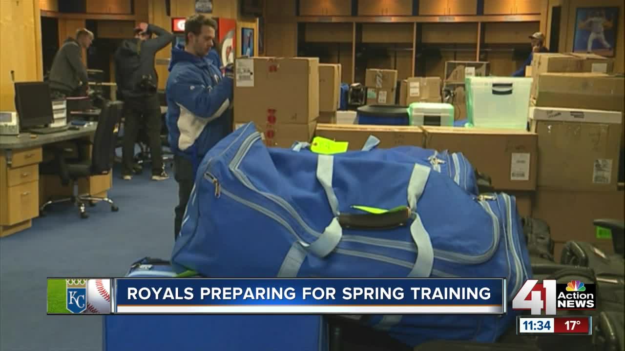 The Royals pack up and head south for spring training