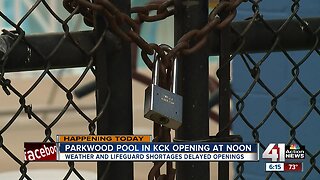 After delays due to lifeguard shortage, KCK pool expected to open Tuesday
