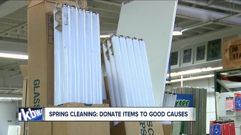 Spring cleaning: donate unwanted items to organizations that serve the community