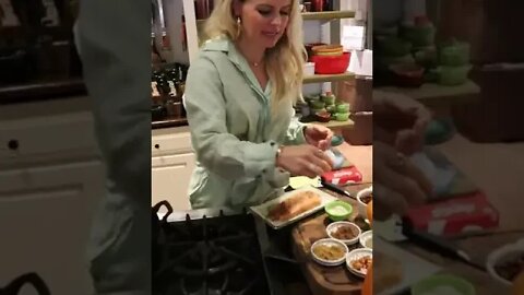 Katie Dixon's Smoked Salmon with Mango Pineapple Salsa