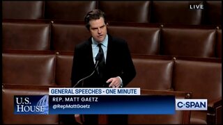 Rep. Gaetz: We Need To Focus On China Who’s a Rising Power; Russia Is a Declining Power