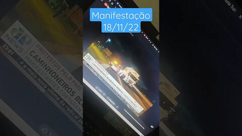 manifestação 18/11/22