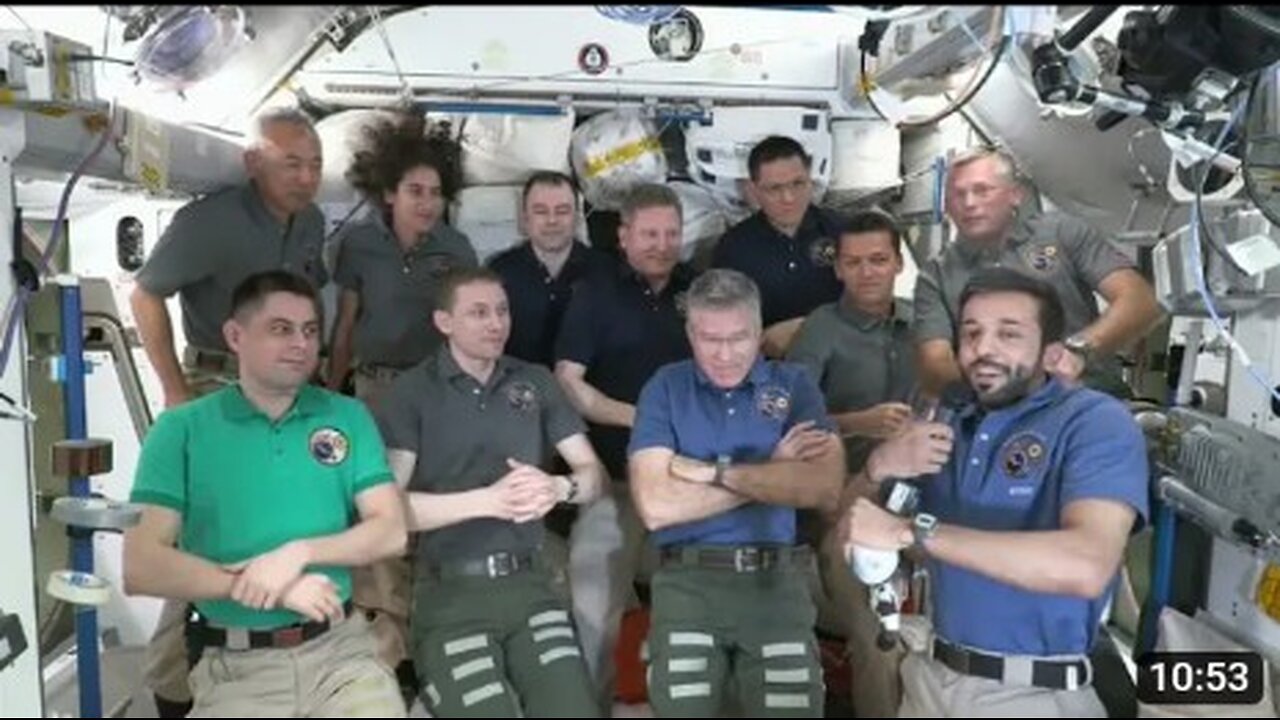 EXpedition 69 NASA's spacex crew-6 space station farewell Remarks August 31