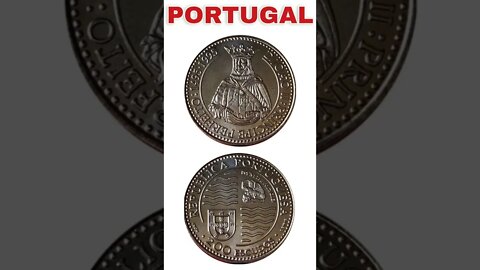 Portugal 200 escudos 1994.#shorts #coinnotesz