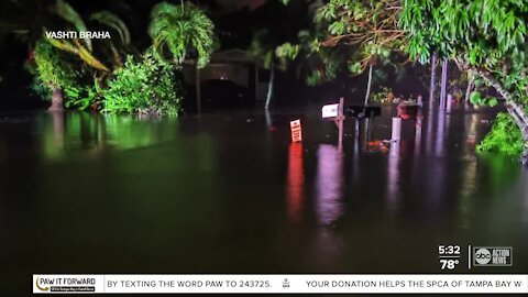 Tropical Storm Eta causes beach erosion, flooding in Longboat Key