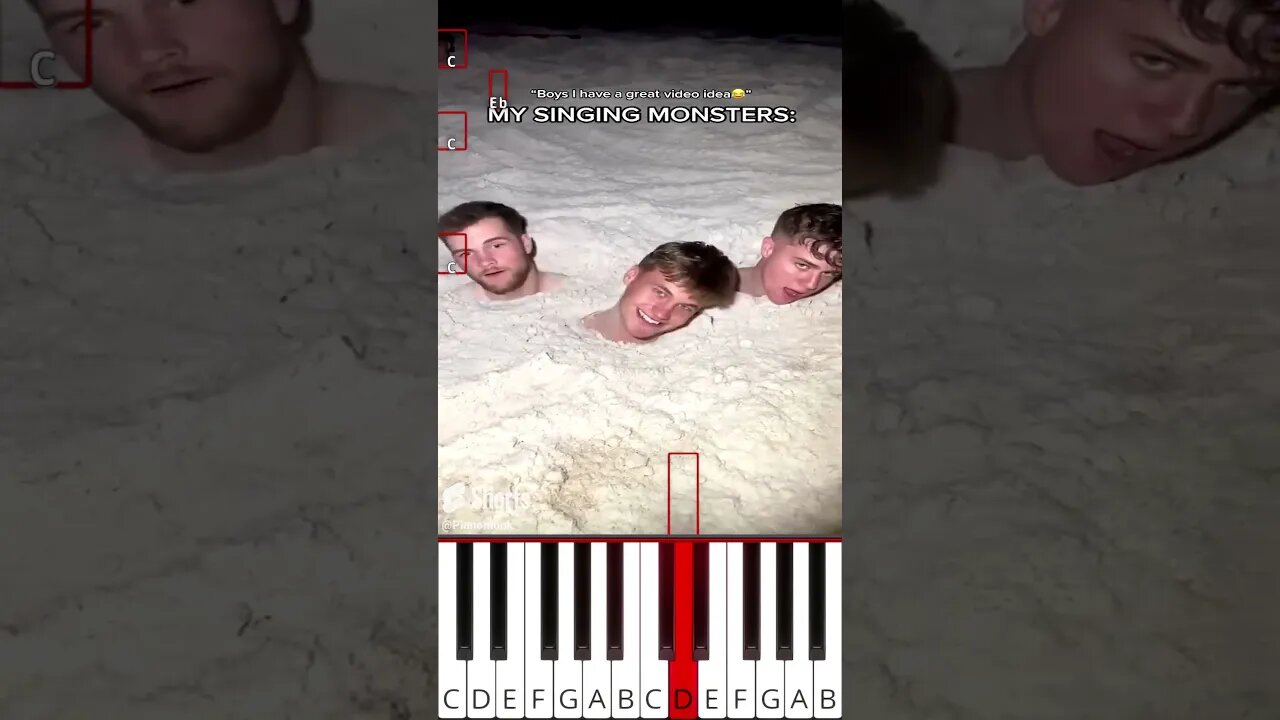 MY SINGING MONSTERS 😂😅 (@the.johnsonbrothers) - Octave Piano Tutorial