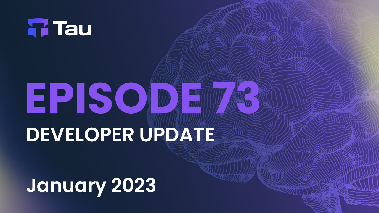 Tau Net AI Blockchain Network | Development Update | JAN 2023