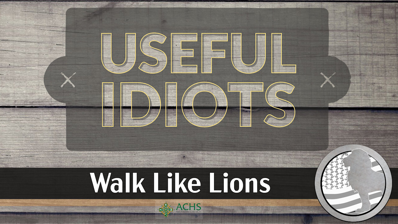 "Useful Idiots" Walk Like Lions Christian Daily Devotion with Chappy December 02, 2021