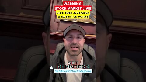 Stock Market Recap LIVE NOW On YouTube!