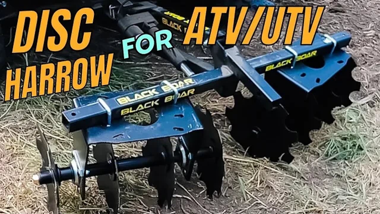 Disc Harrow for ATV or UTV - Black Boar Disk Harrow