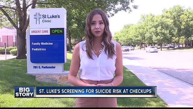 St. Luke's screens for suicide risk at checkups