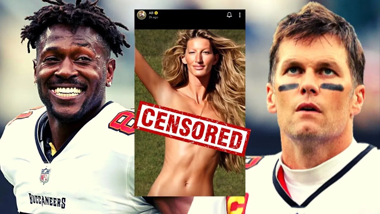 Antonio Brown Hits A NEW LOW, Shares Nude Picture Of Gisele To Take Shot At Tom Brady