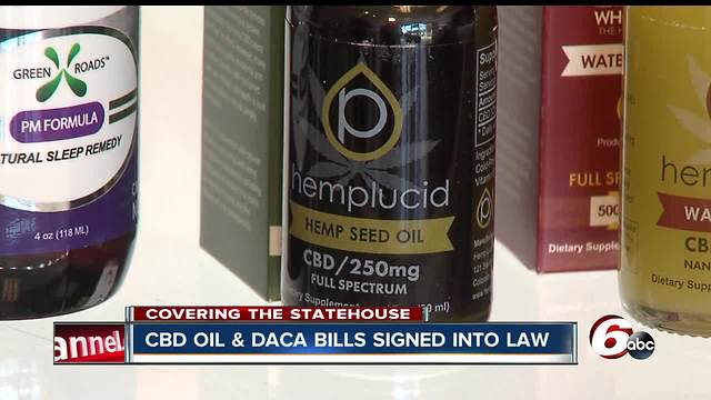 It's Official: Gov. Holcomb signs bill into law making it legal for Hoosiers to buy & sell CBD oil