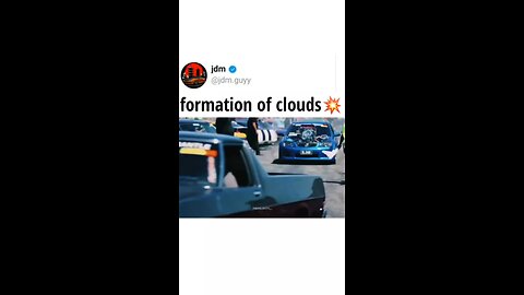 Formation of clouds - jdm cars