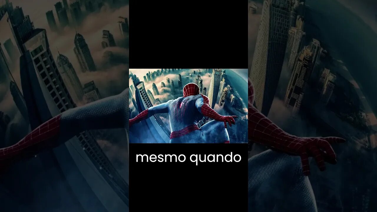 VIRTUDES HOMEM ARANHA DETERMINAÇÃO