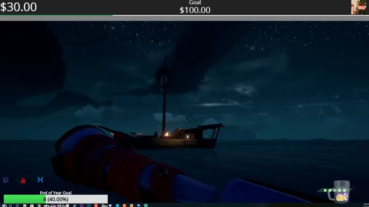 Charity Live Stream -Seasonal Sea of Treasures and Glory - Sea of Thieves