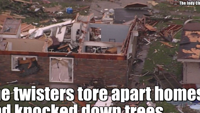 Indiana tornado levels a Starbucks