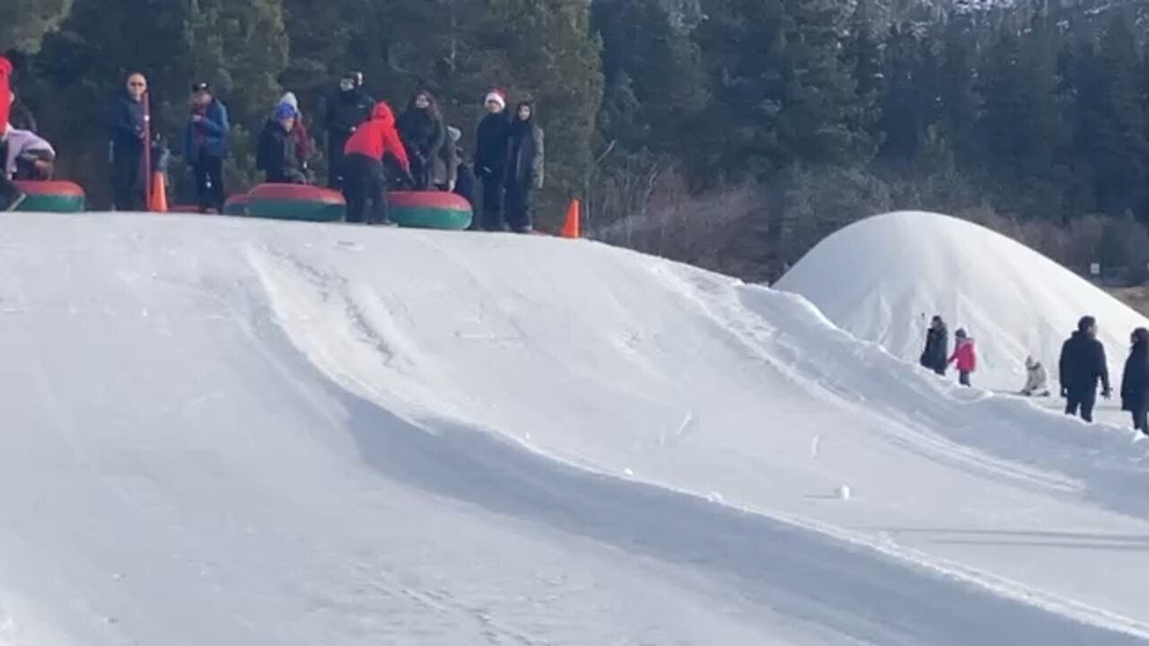 Snow slides in Christmas Nevada