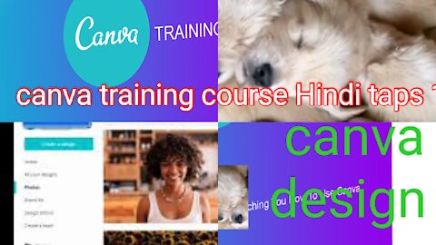 Canva design training Hindi step 1