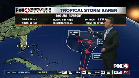 Tracking 3 Tropical Storms