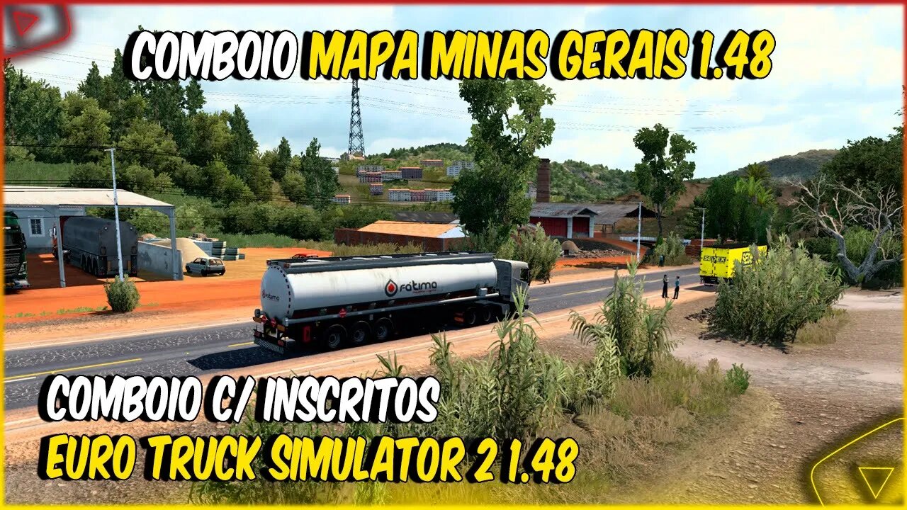 ETS2 1.48 COMBOIO MAPA MINAS GERAIS VISITANDO AS NOVAS EMPRESAS DO MAPA