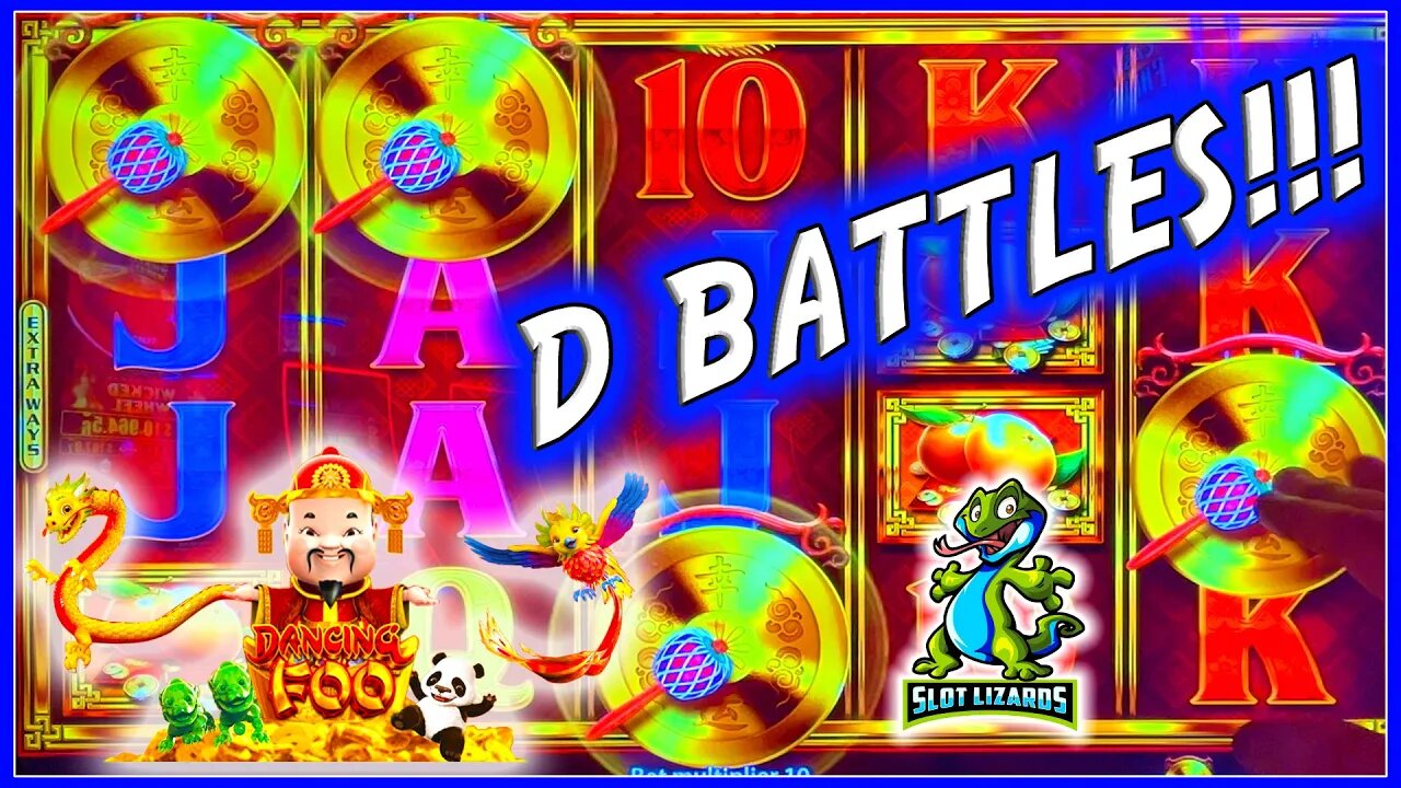 BONUS BONUS BONUS! Dancing Foo Gold Stacks 88 Slot D BATTLES AND OLD TIME FAVORITE!!!