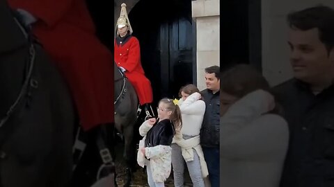 They jump lol #horseguardsparade