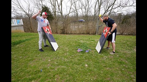 Corn Hole Nut Shot Challenge!!! March 24, 2019