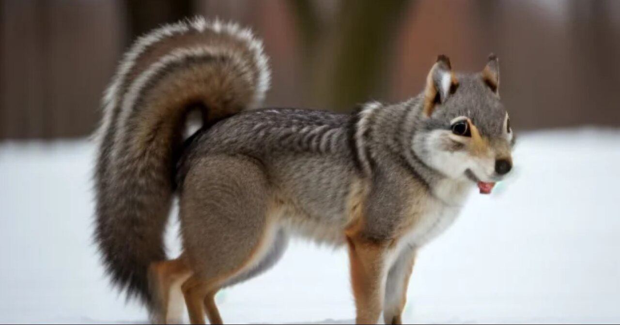 I live with 13 Wolf squirrel hybrid Rodent/Canine animals "at Home" .