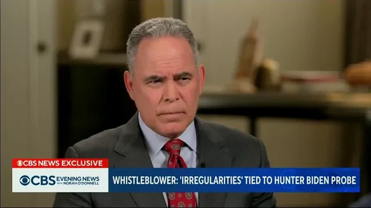 IRS Whistleblower Tells CBS News He Personally Witnessed Biden DOJ Interfere In Hunter Biden Probe