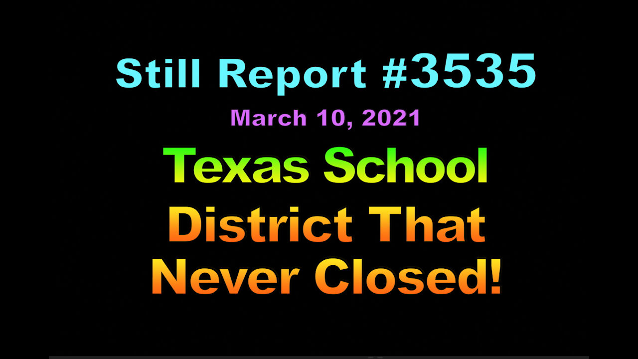 Texas School District That Never Closed, 3535