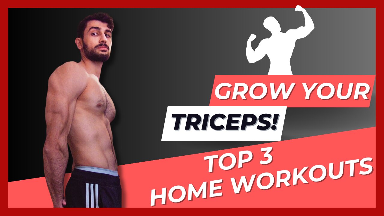 TOP 3 HOME TRICEPs WORKOUTS!