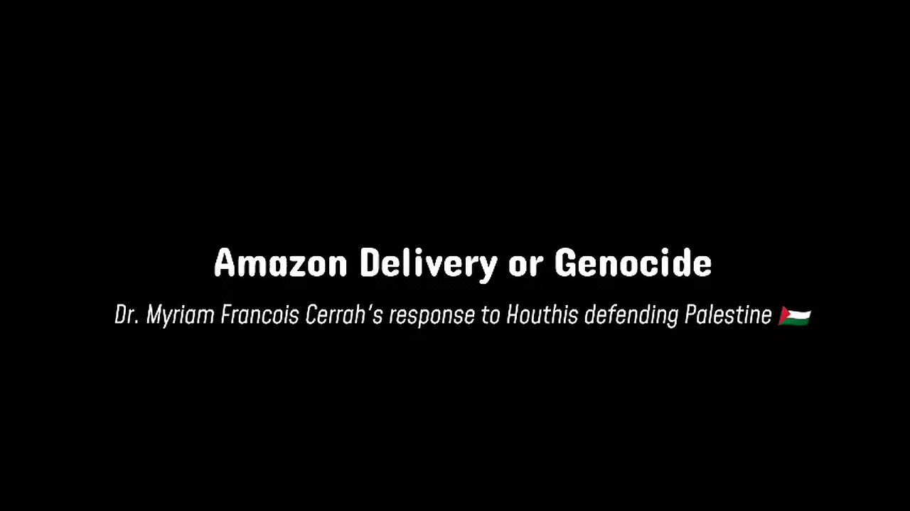 Palestine 🇵🇸: Amazon Delivery or Genocide