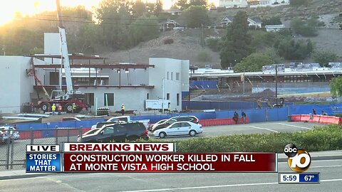 Construction worker dies, another worker injured at Spring Valley high school