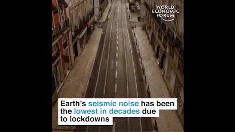 World Economic Forum video about how lockdowns helped the environment