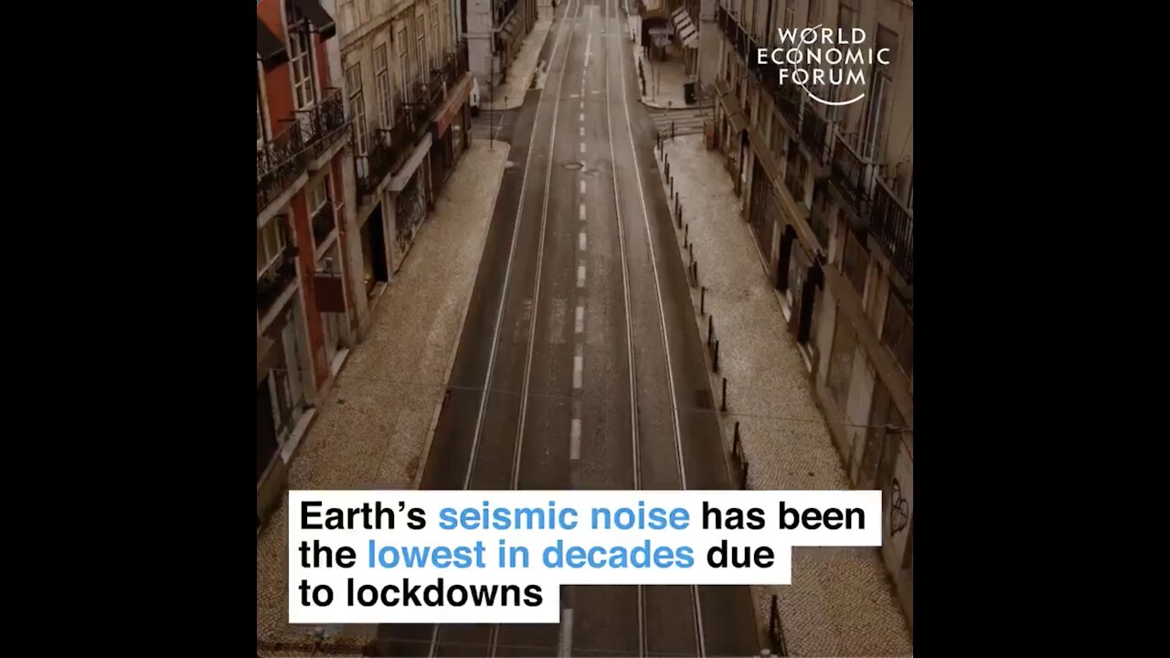 World Economic Forum video about how lockdowns helped the environment