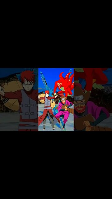 Gaara VS ALL - WHO IS STRONGEST??.#shorts