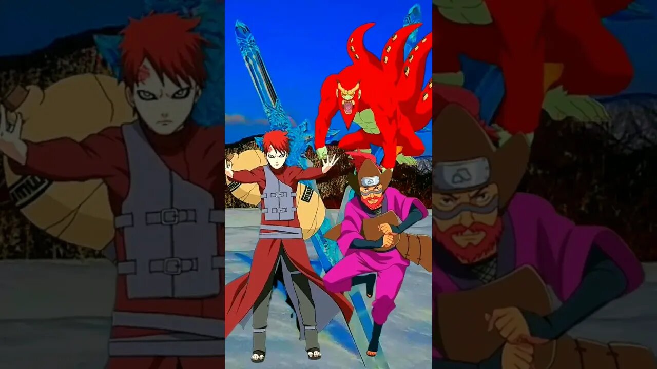 Gaara VS ALL - WHO IS STRONGEST??.#shorts