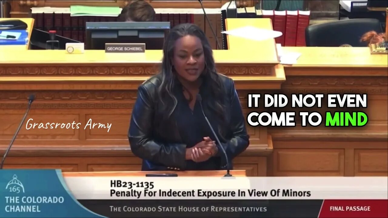 Dems In The Colorado House of Reps Just Voted Against Making Indecent Exposure To Minors A Felony