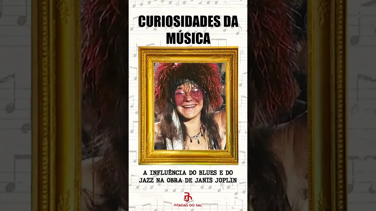 Curiosidades da Música | Janis Joplin | A influência do Blues e Jazz | #shortssprintbrasil