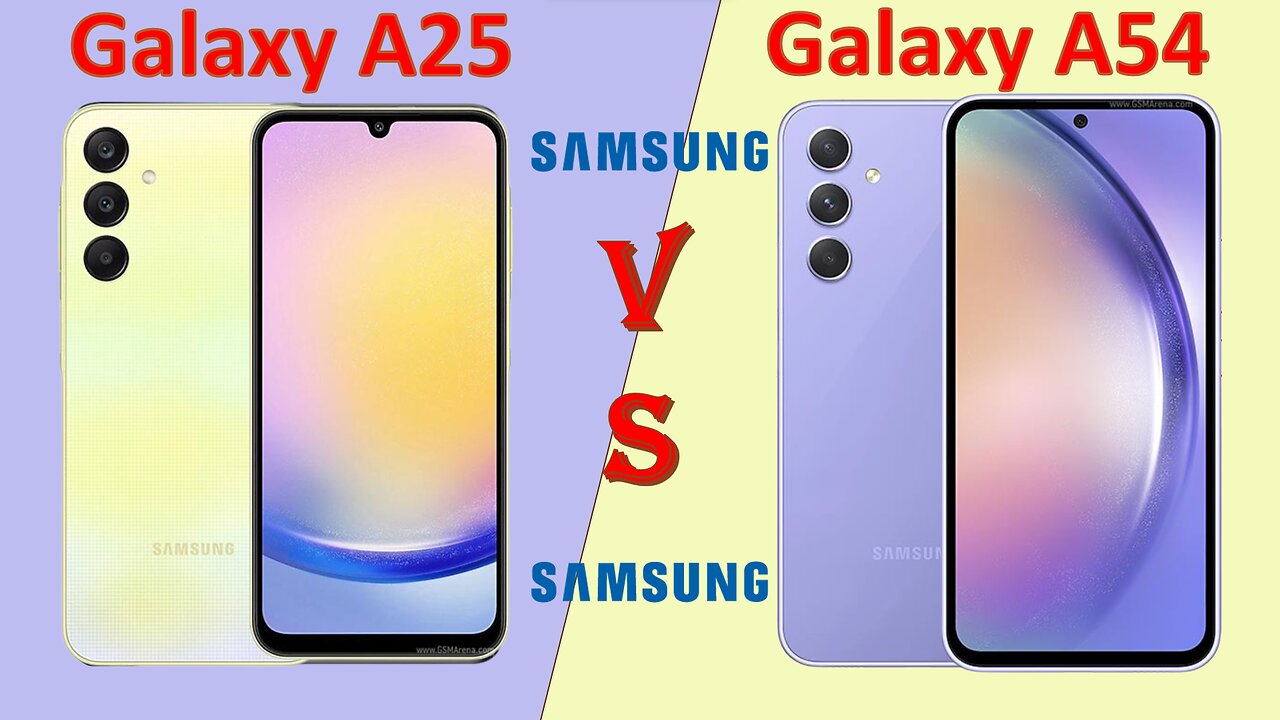 Samsung Galaxy A25 VS Samsung Galaxy A54 | Full comparison | @technoideas360