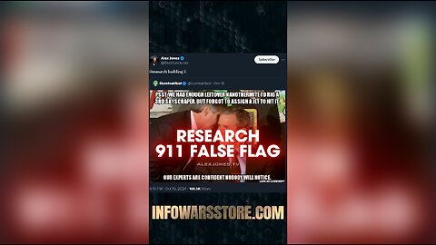 Dive Into The 911 Rabbit Hole - Alex Jones on X