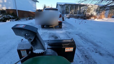 44" Berco snow blowing - Leaf It Alone