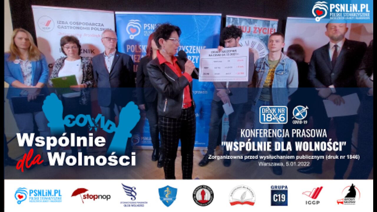 Konferencja prasowa - Wspólnie dla Wolności - Druk 1846