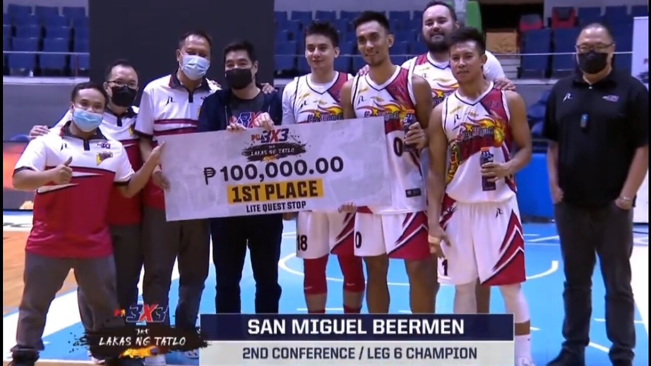 Awarding Ceremony [PBA 3×3 2nd Conference Leg 6 | April 13, 2022]